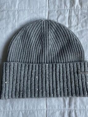Michael Kors Sequined Grey Beanie